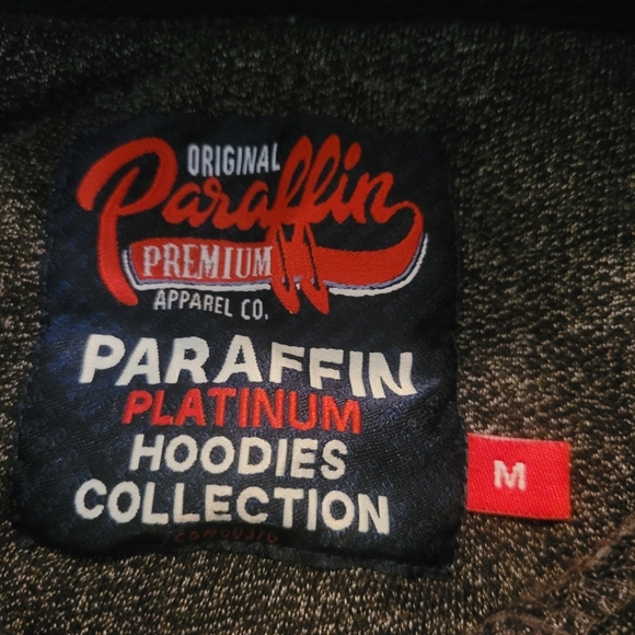 Paraffin Platinum Grey Heathered Hoodie M - Picture 9 of 9
